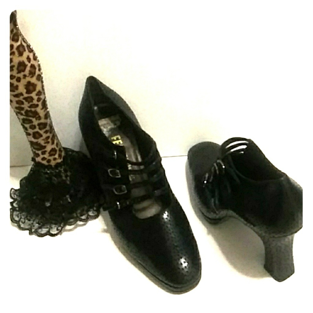 Ferragamo Mary Jane Multi Strap Heel